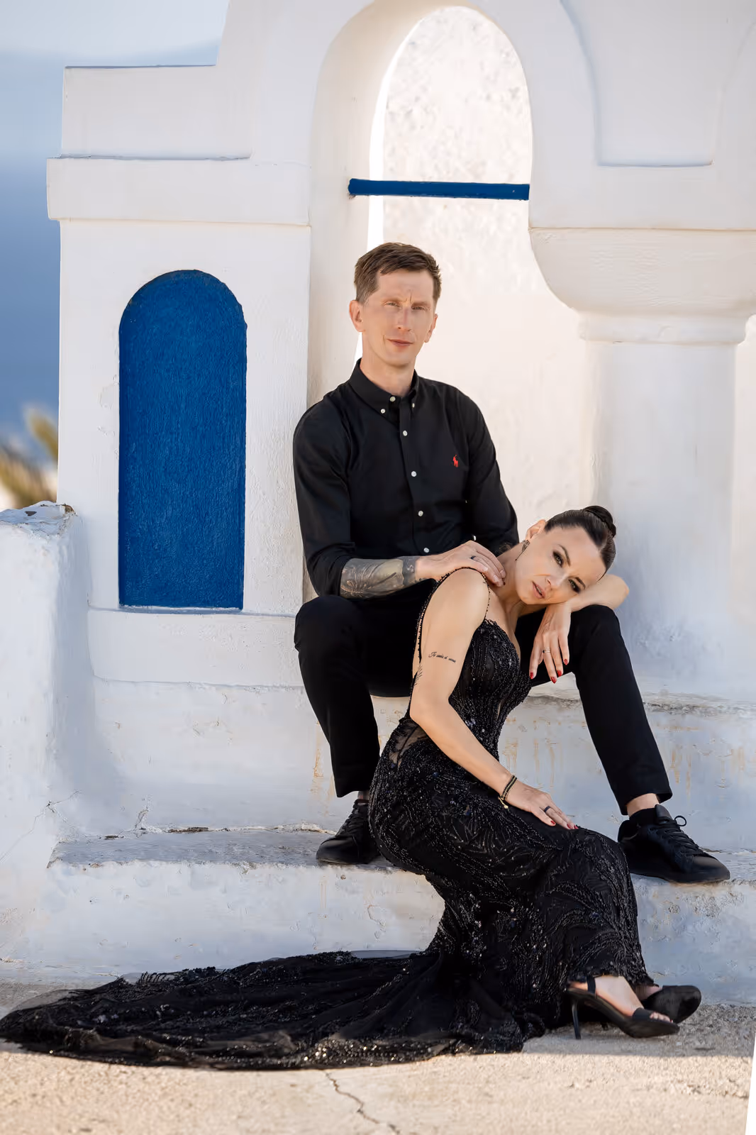 Ślub w Grecji. Santorini. Taras nr. 2. Zdjęcie nr. 110