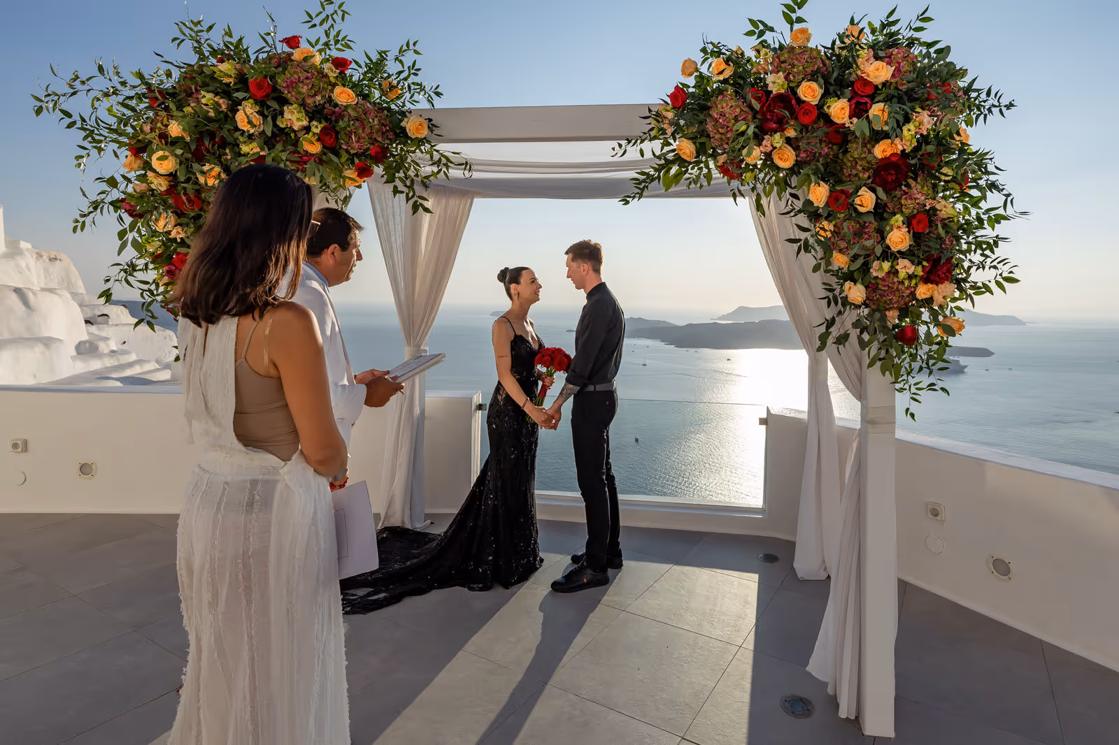 Ślub w Grecji. Santorini. Taras nr. 2. Zdjęcie nr. 18