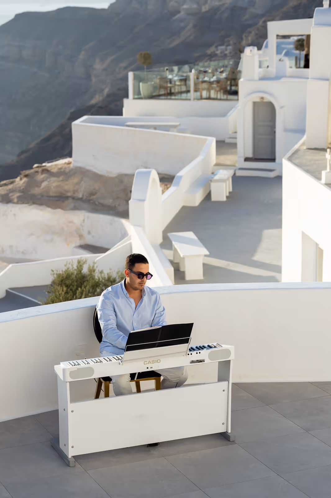 Ślub w Grecji. Santorini. Taras nr. 2. Zdjęcie nr. 21