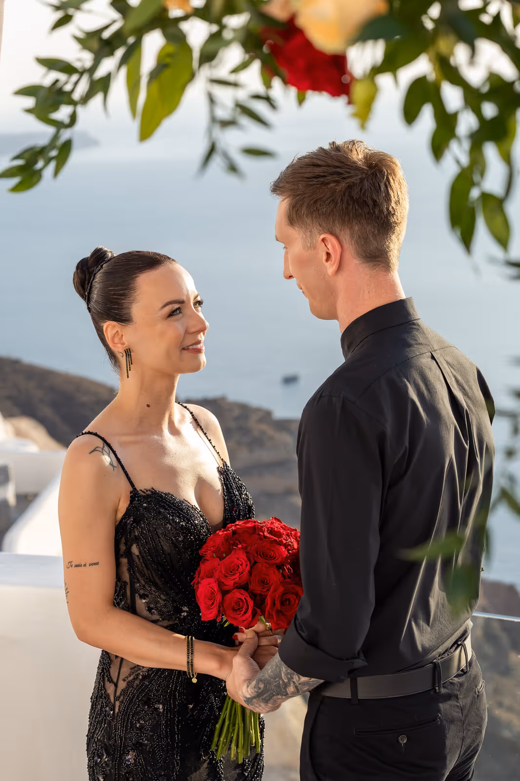 Ślub w Grecji. Santorini. Taras nr. 2. Zdjęcie nr. 30