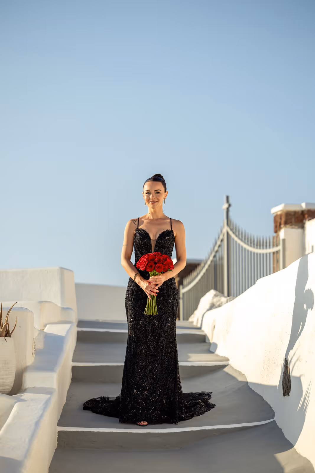 Ślub w Grecji. Santorini. Taras nr. 2. Zdjęcie nr. 5