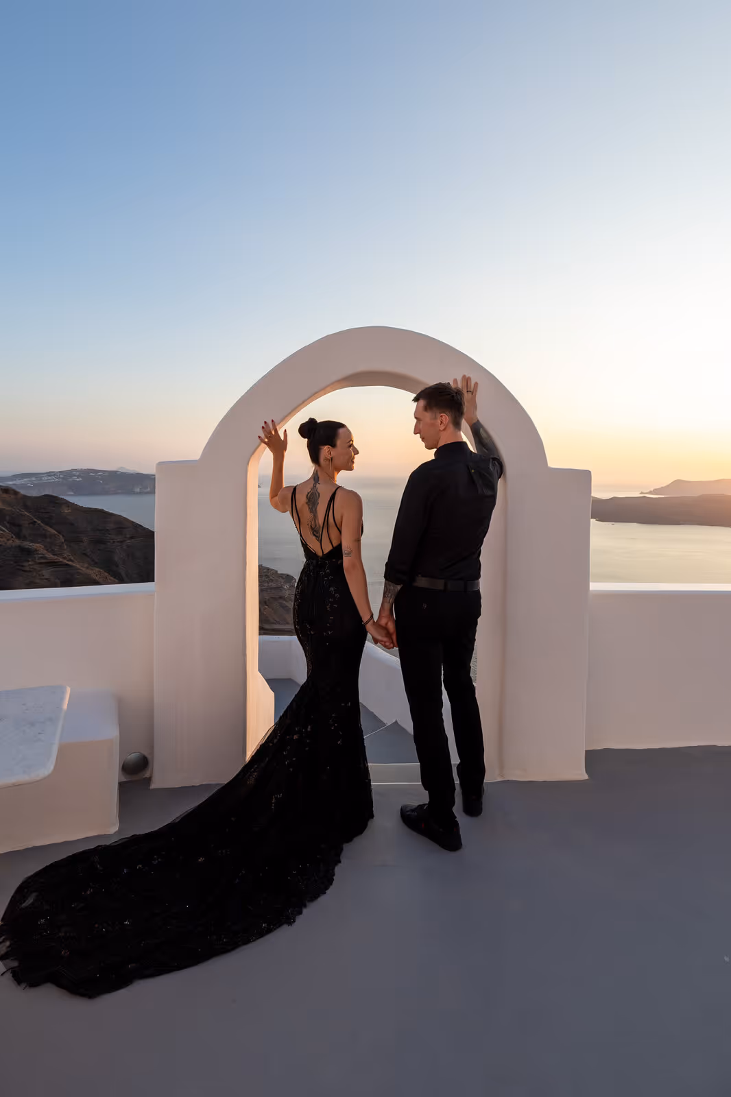 Ślub w Grecji. Santorini. Taras nr. 2. Zdjęcie nr. 54
