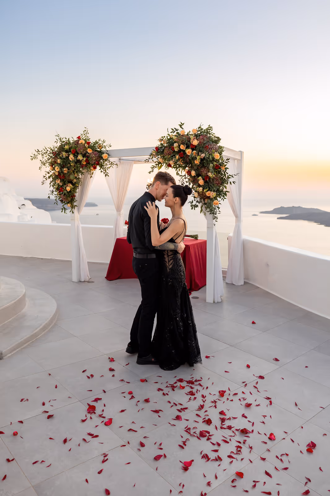 Ślub w Grecji. Santorini. Taras nr. 2. Zdjęcie nr. 58