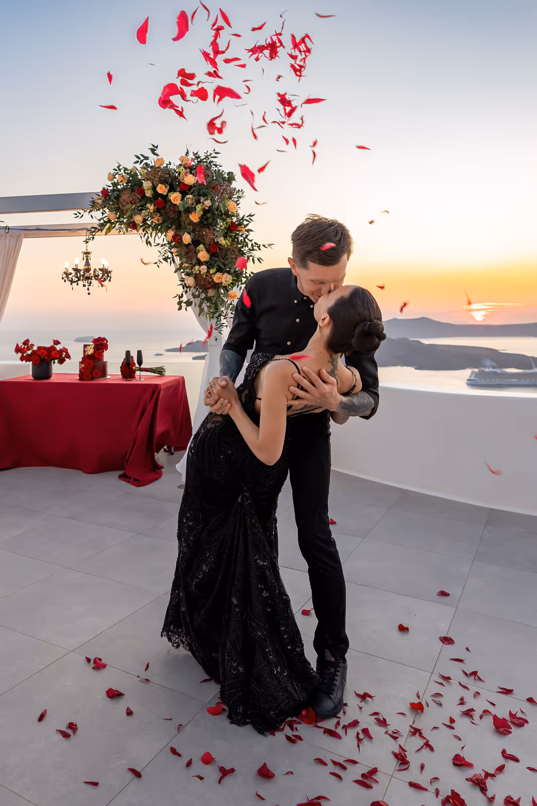 Ślub w Grecji. Santorini. Taras nr. 2. Zdjęcie nr. 59