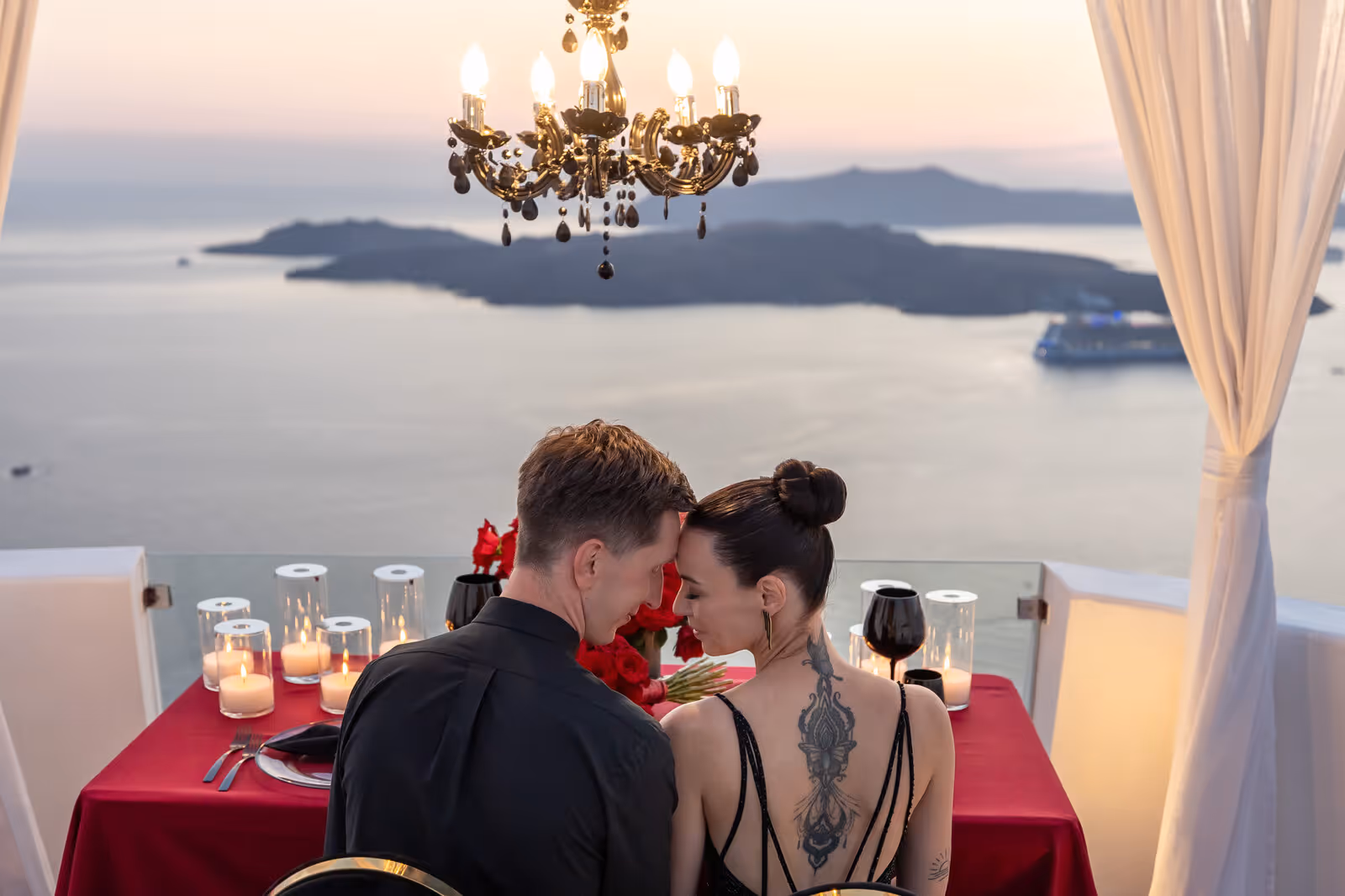 Ślub w Grecji. Santorini. Taras nr. 2. Zdjęcie nr. 65