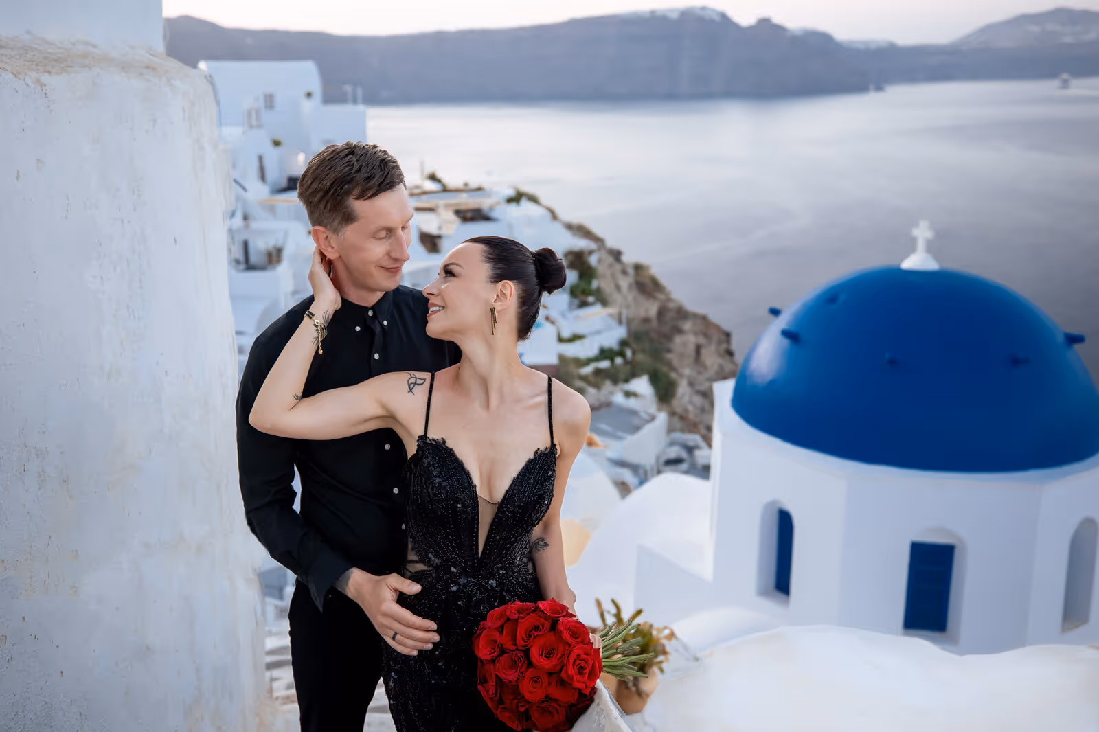 Ślub w Grecji. Santorini. Taras nr. 2. Zdjęcie nr. 73