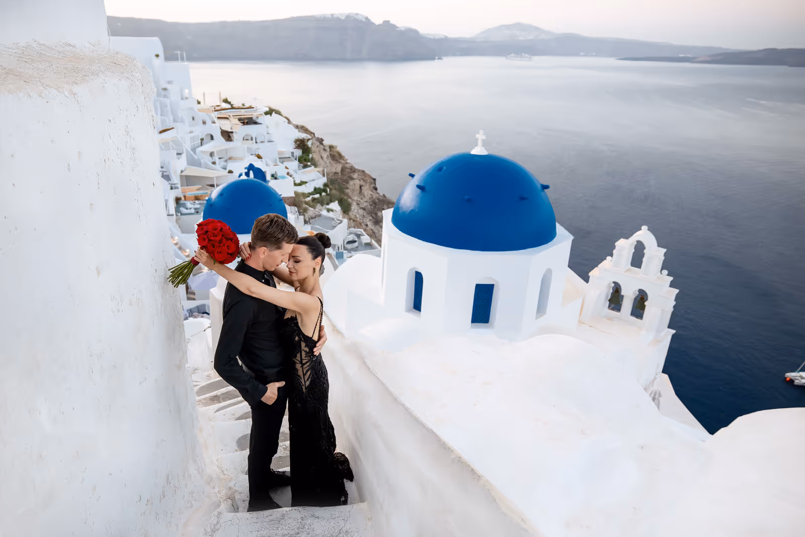 Ślub w Grecji. Santorini. Taras nr. 2. Zdjęcie nr. 76