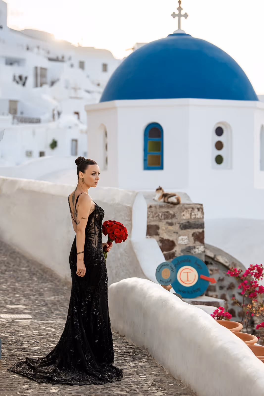 Ślub w Grecji. Santorini. Taras nr. 2. Zdjęcie nr. 77