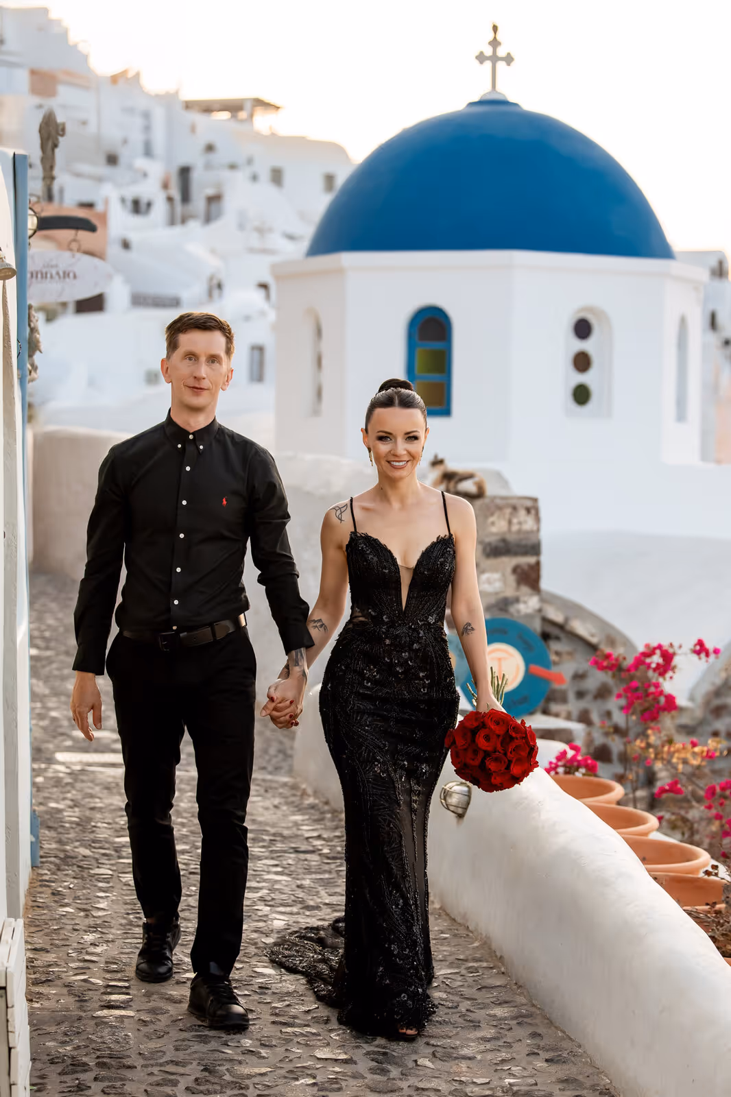 Ślub w Grecji. Santorini. Taras nr. 2. Zdjęcie nr. 79