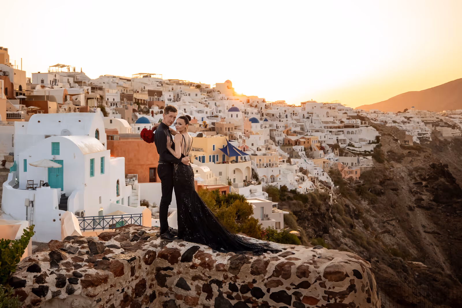 Ślub w Grecji. Santorini. Taras nr. 2. Zdjęcie nr. 82