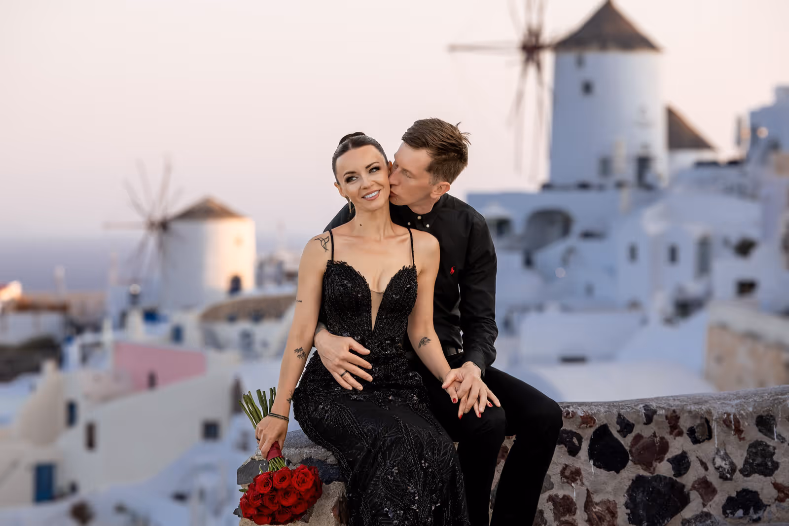 Ślub w Grecji. Santorini. Taras nr. 2. Zdjęcie nr. 90