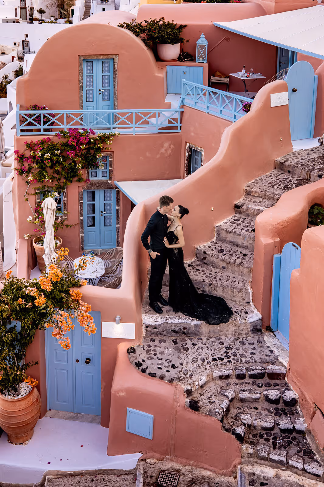 Ślub w Grecji. Santorini. Taras nr. 2. Zdjęcie nr. 94