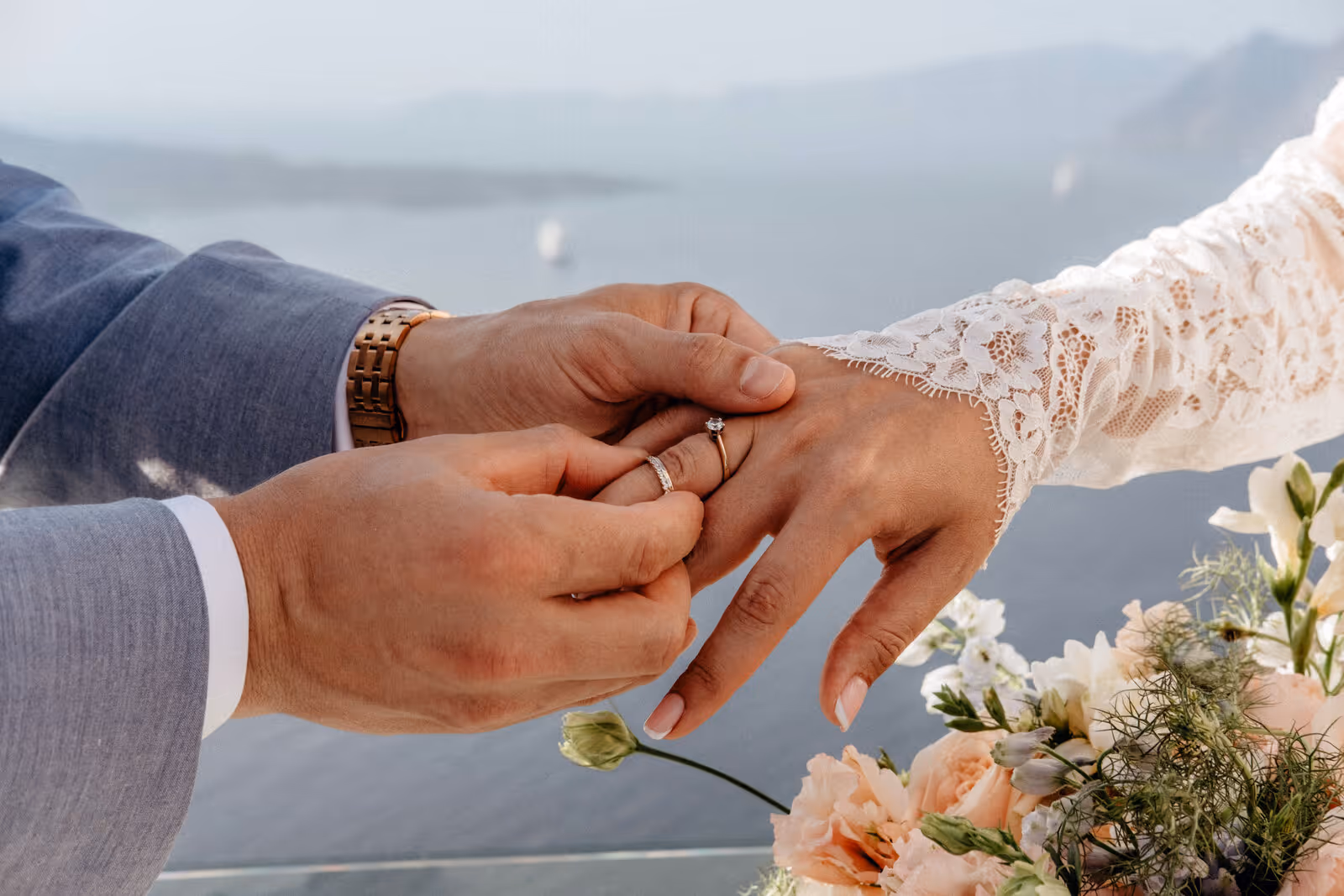 Ślub w Grecji. Santorini. Taras nr. 8. Zdjęcie nr. 11