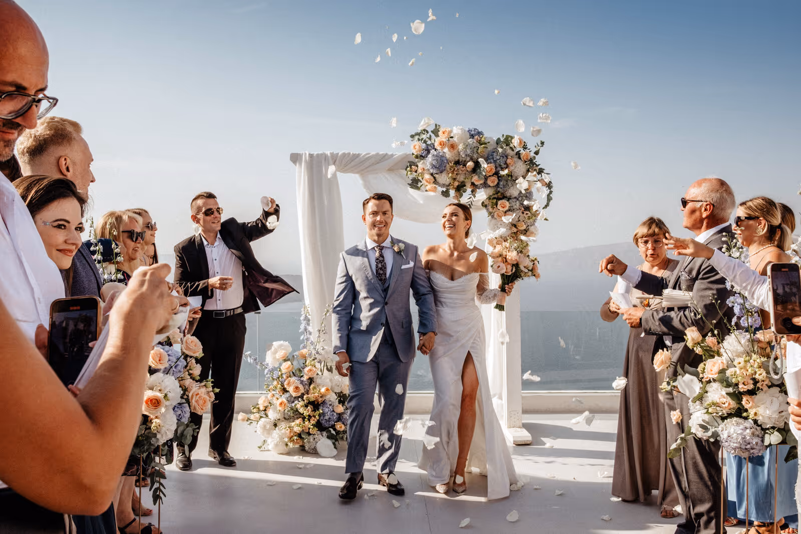Ślub w Grecji. Santorini. Taras nr. 8. Zdjęcie nr. 20