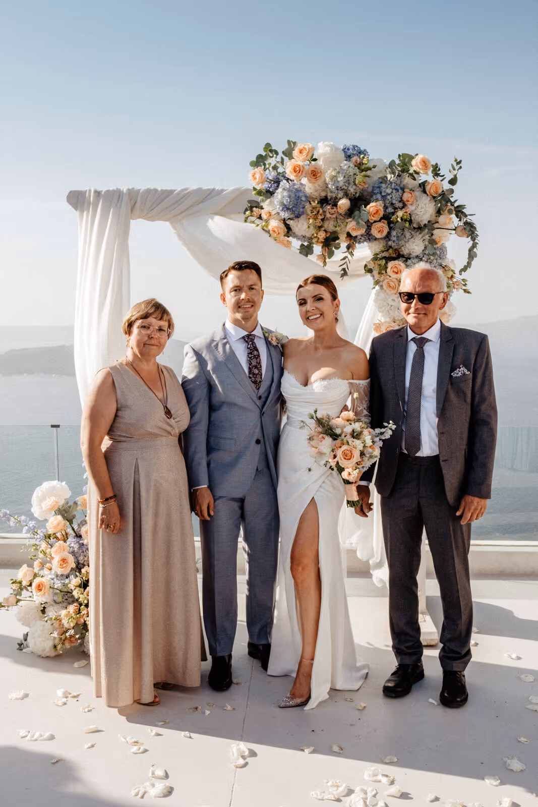 Ślub w Grecji. Santorini. Taras nr. 8. Zdjęcie nr. 26