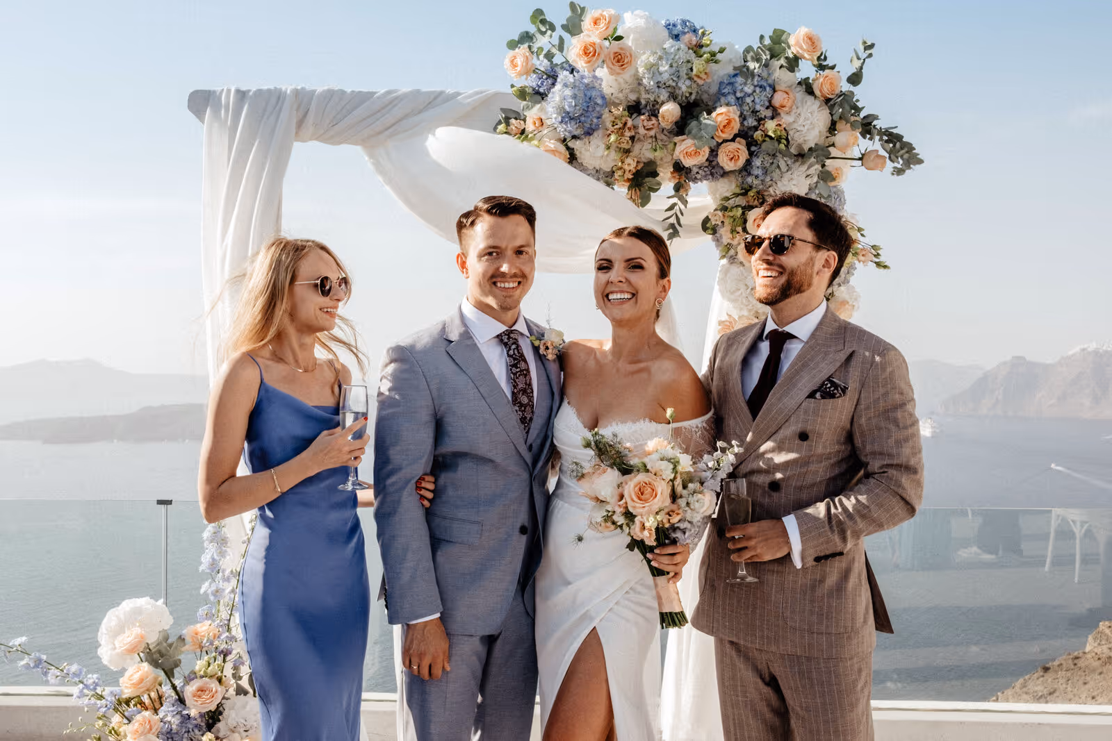 Ślub w Grecji. Santorini. Taras nr. 8. Zdjęcie nr. 28