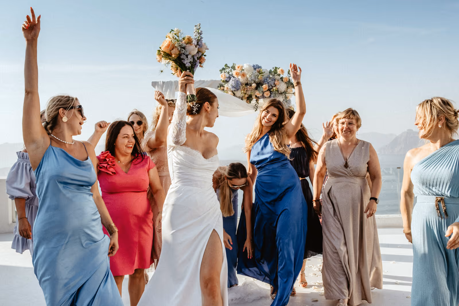 Ślub w Grecji. Santorini. Taras nr. 8. Zdjęcie nr. 32