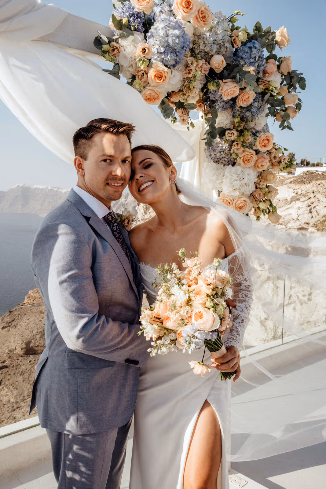 Ślub w Grecji. Santorini. Taras nr. 8. Zdjęcie nr. 33