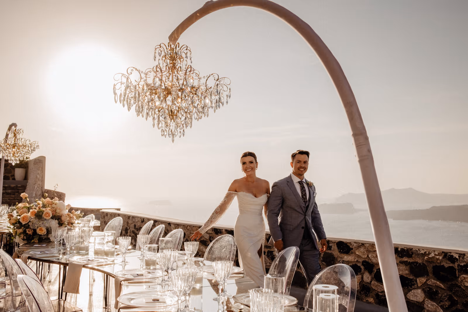 Ślub w Grecji. Santorini. Taras nr. 8. Zdjęcie nr. 43