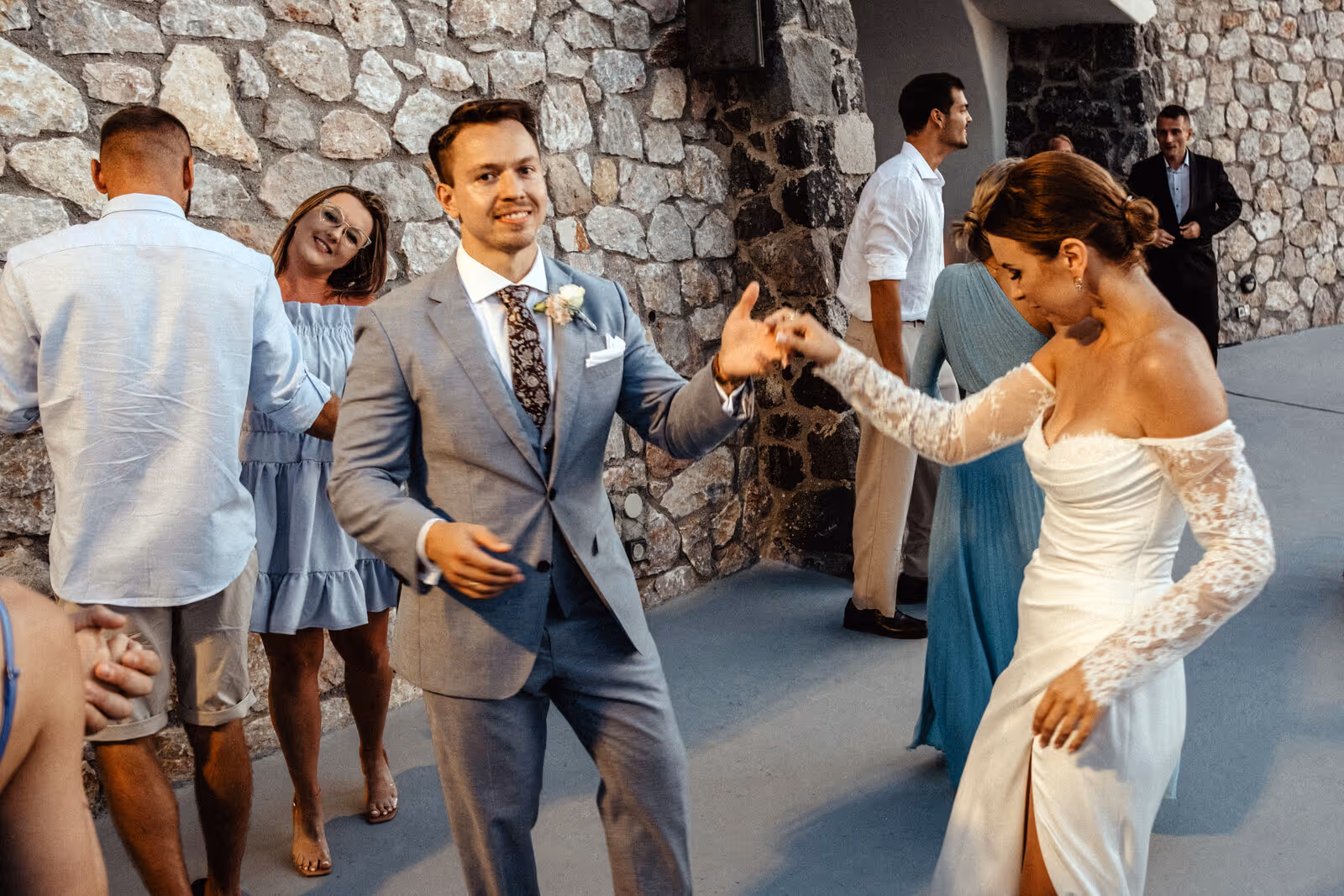 Ślub w Grecji. Santorini. Taras nr. 8. Zdjęcie nr. 50