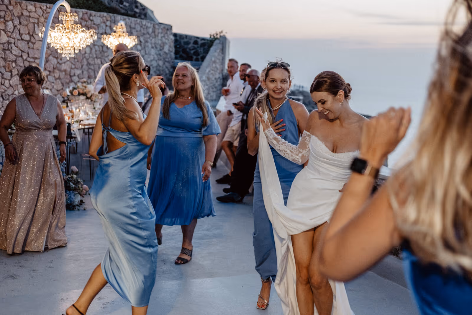 Ślub w Grecji. Santorini. Taras nr. 8. Zdjęcie nr. 53