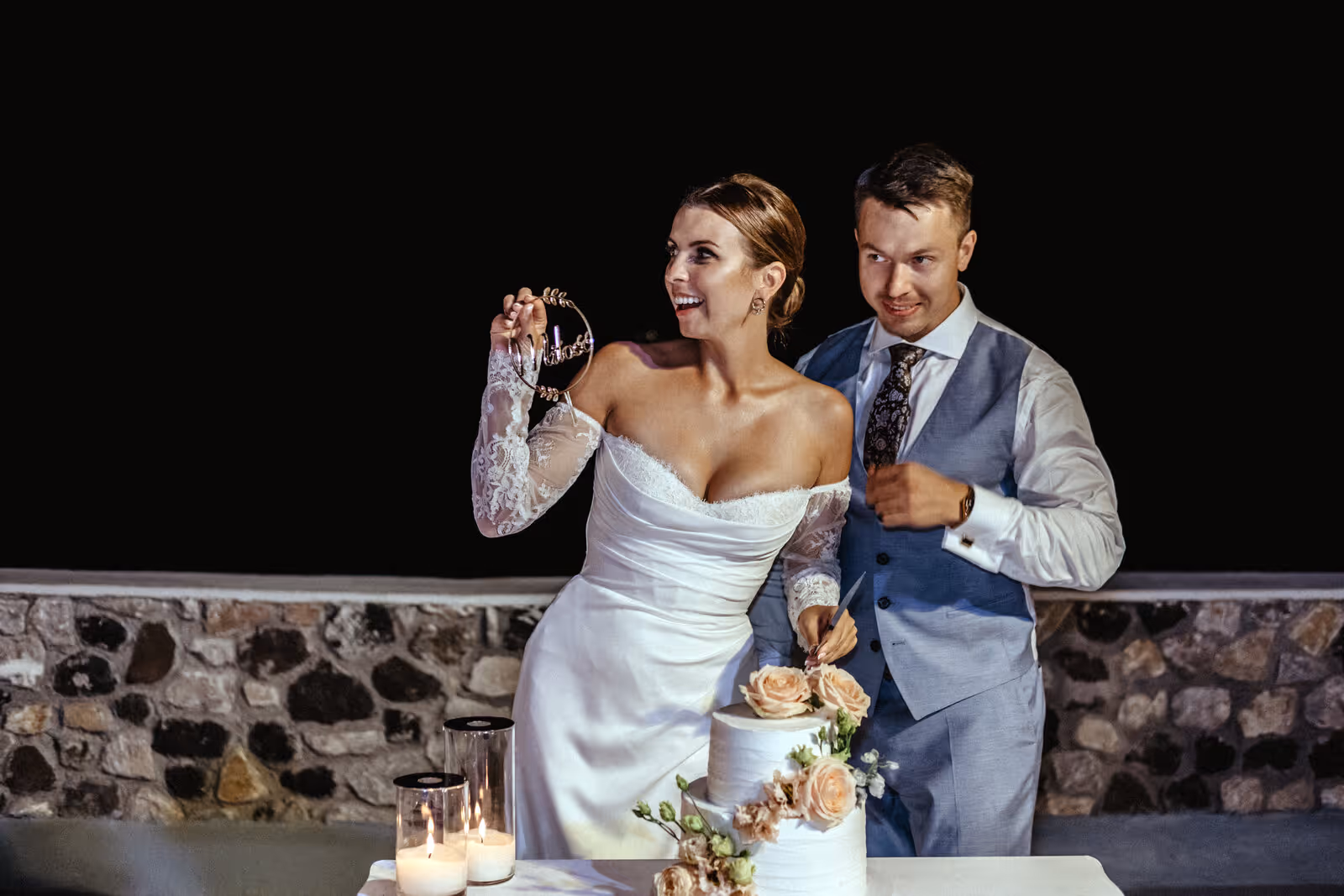 Ślub w Grecji. Santorini. Taras nr. 8. Zdjęcie nr. 56