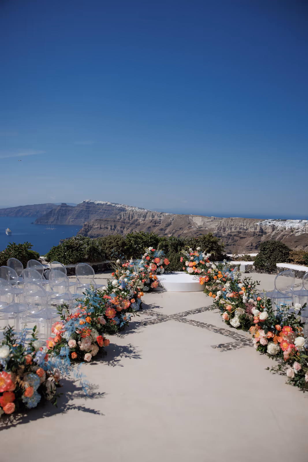 Ślub w Grecji. Santorini. Taras nr. 5. Zdjęcie nr. 15