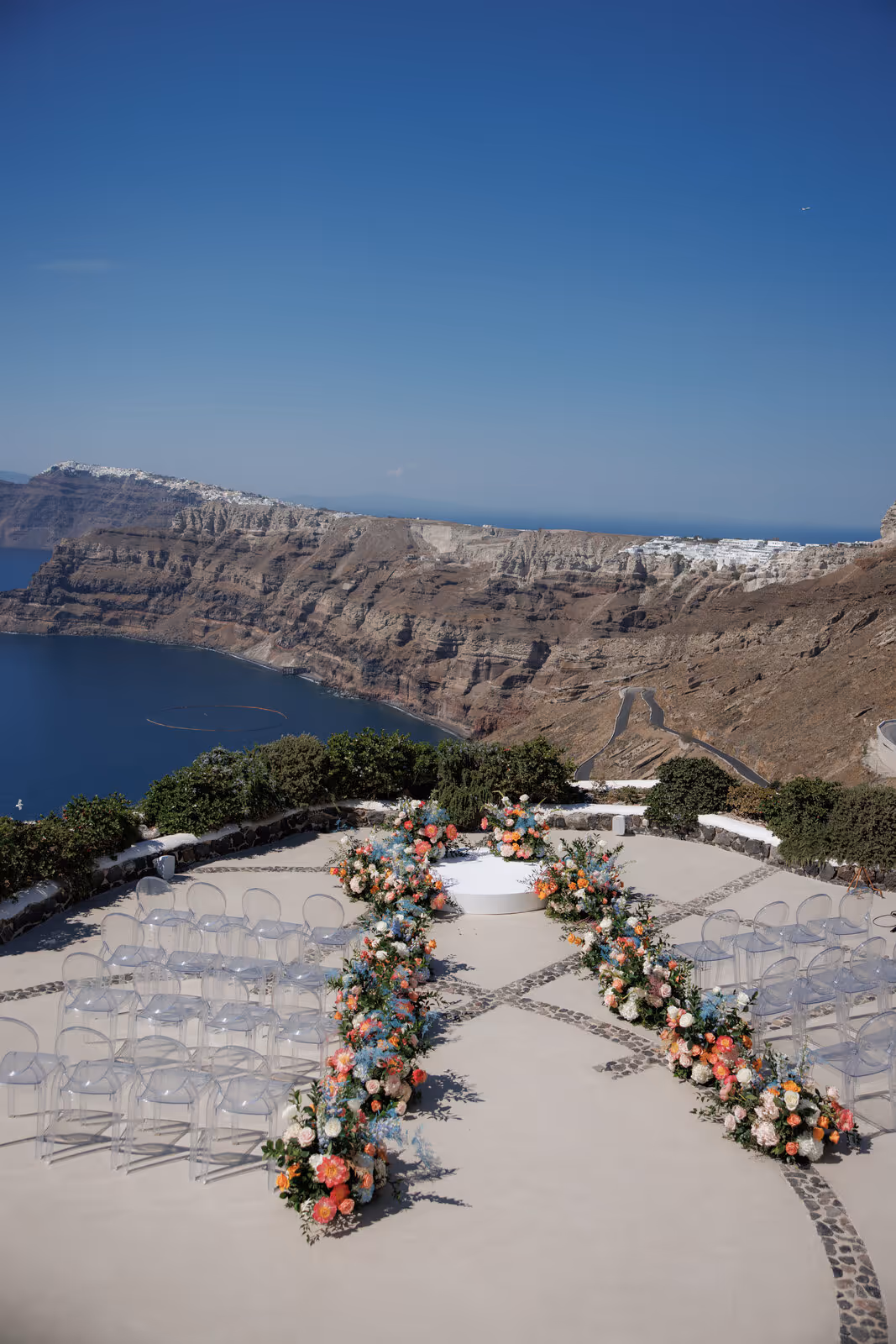 Ślub w Grecji. Santorini. Taras nr. 5. Zdjęcie nr. 17