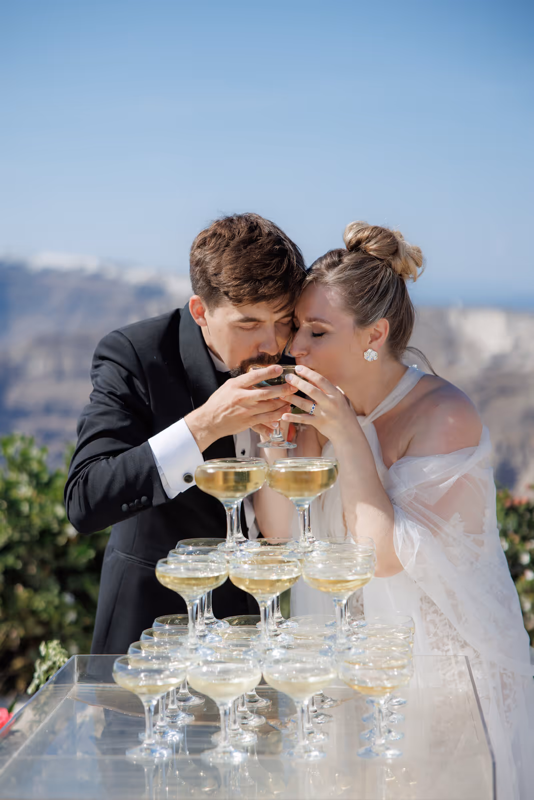 Ślub w Grecji. Santorini. Taras nr. 5. Zdjęcie nr. 43
