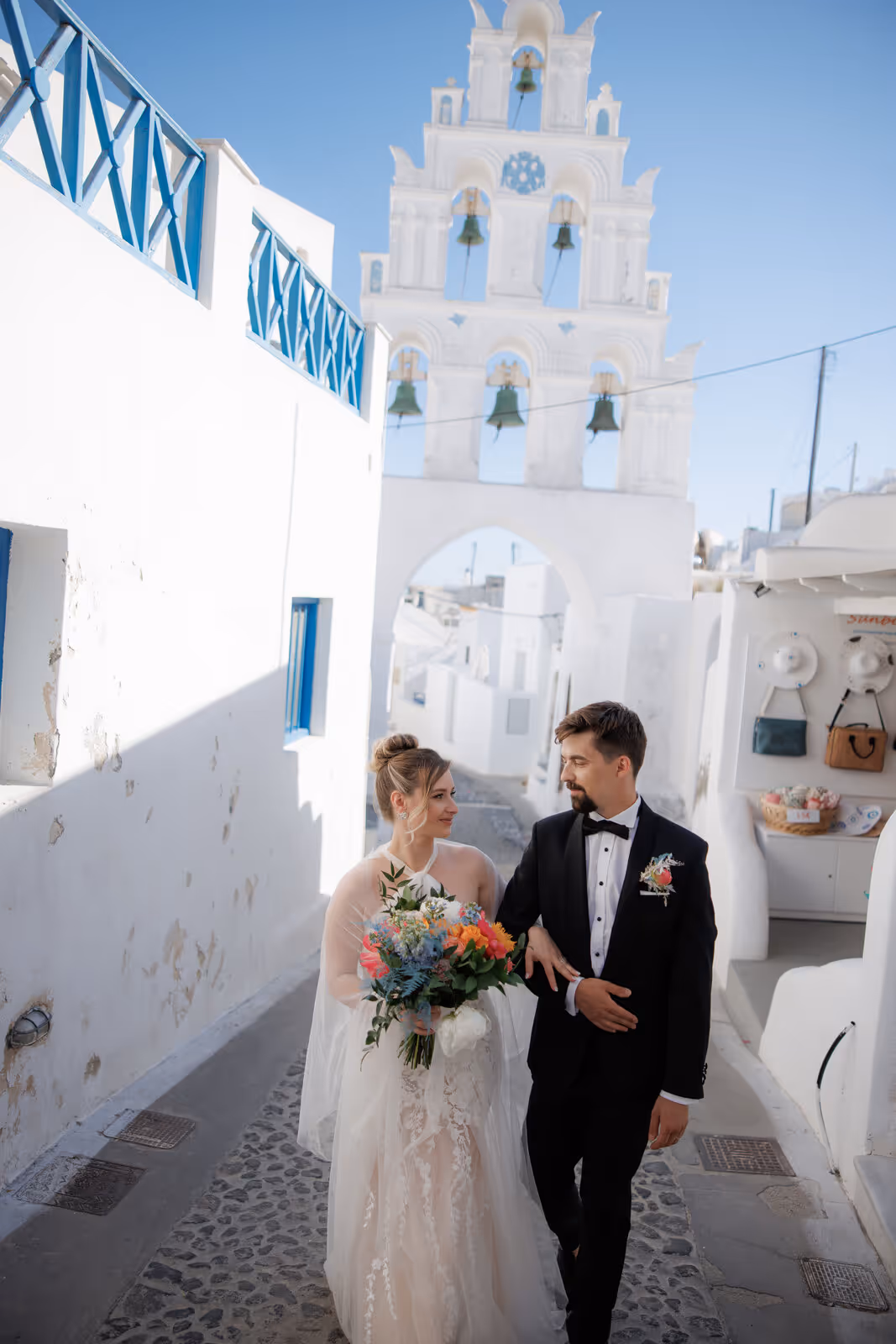 Ślub w Grecji. Santorini. Taras nr. 5. Zdjęcie nr. 48