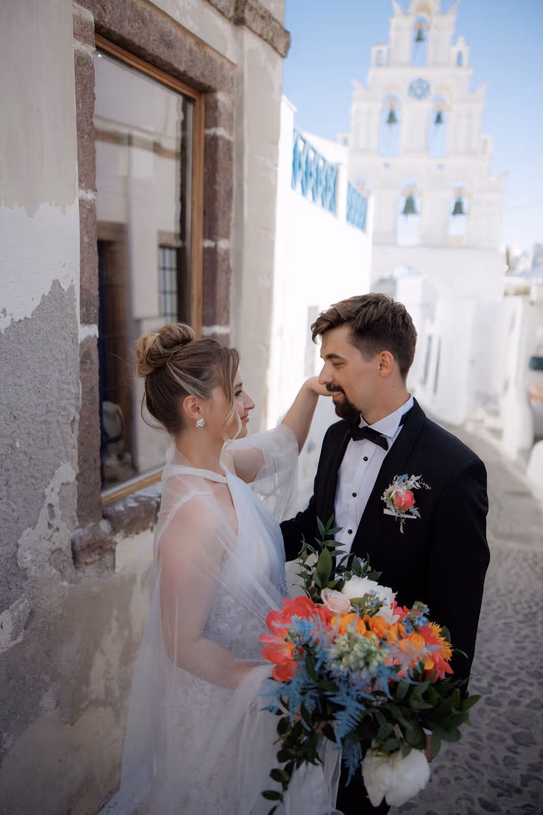 Ślub w Grecji. Santorini. Taras nr. 5. Zdjęcie nr. 49
