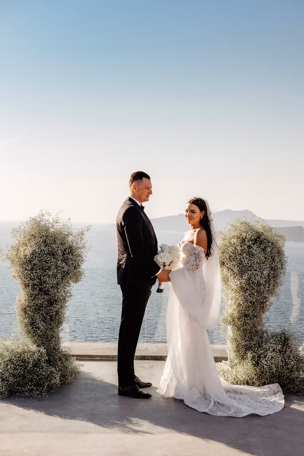 Ślub w Grecji. Santorini. Taras nr. 12. Zdjęcie nr. 11