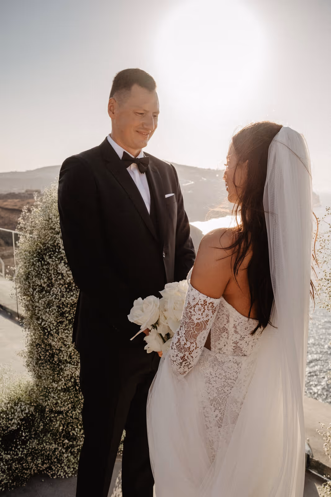 Ślub w Grecji. Santorini. Taras nr. 12. Zdjęcie nr. 17