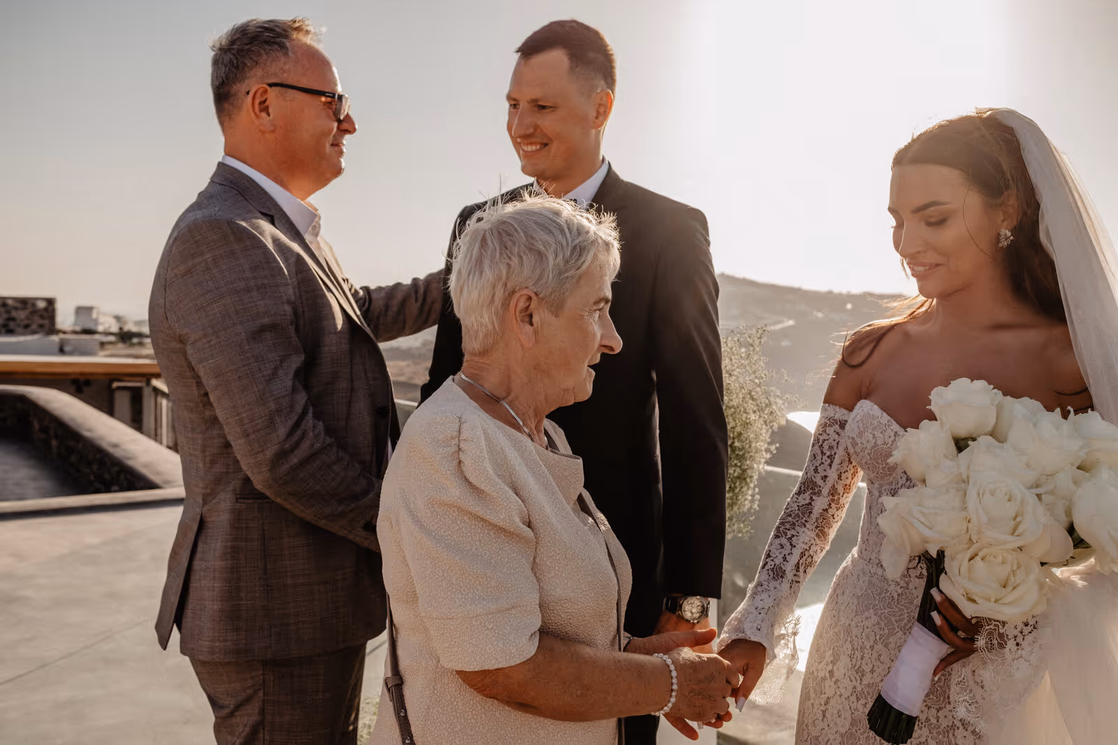 Ślub w Grecji. Santorini. Taras nr. 12. Zdjęcie nr. 19