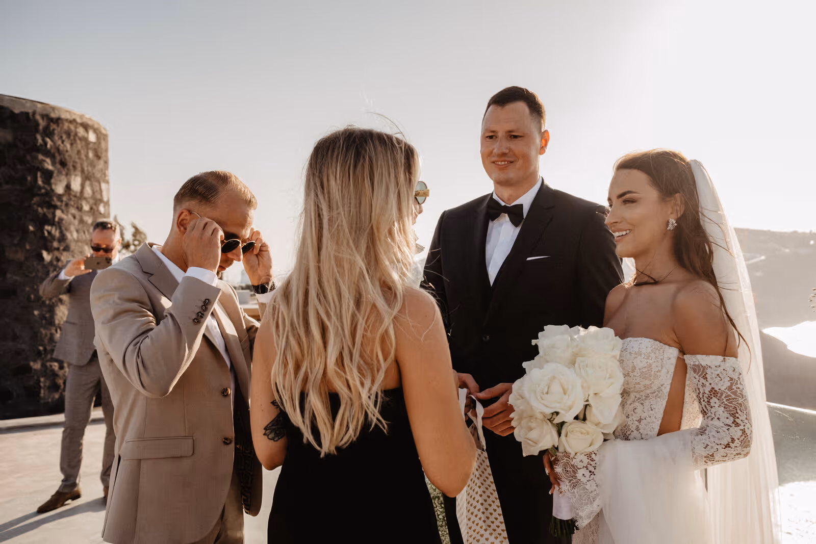 Ślub w Grecji. Santorini. Taras nr. 12. Zdjęcie nr. 21
