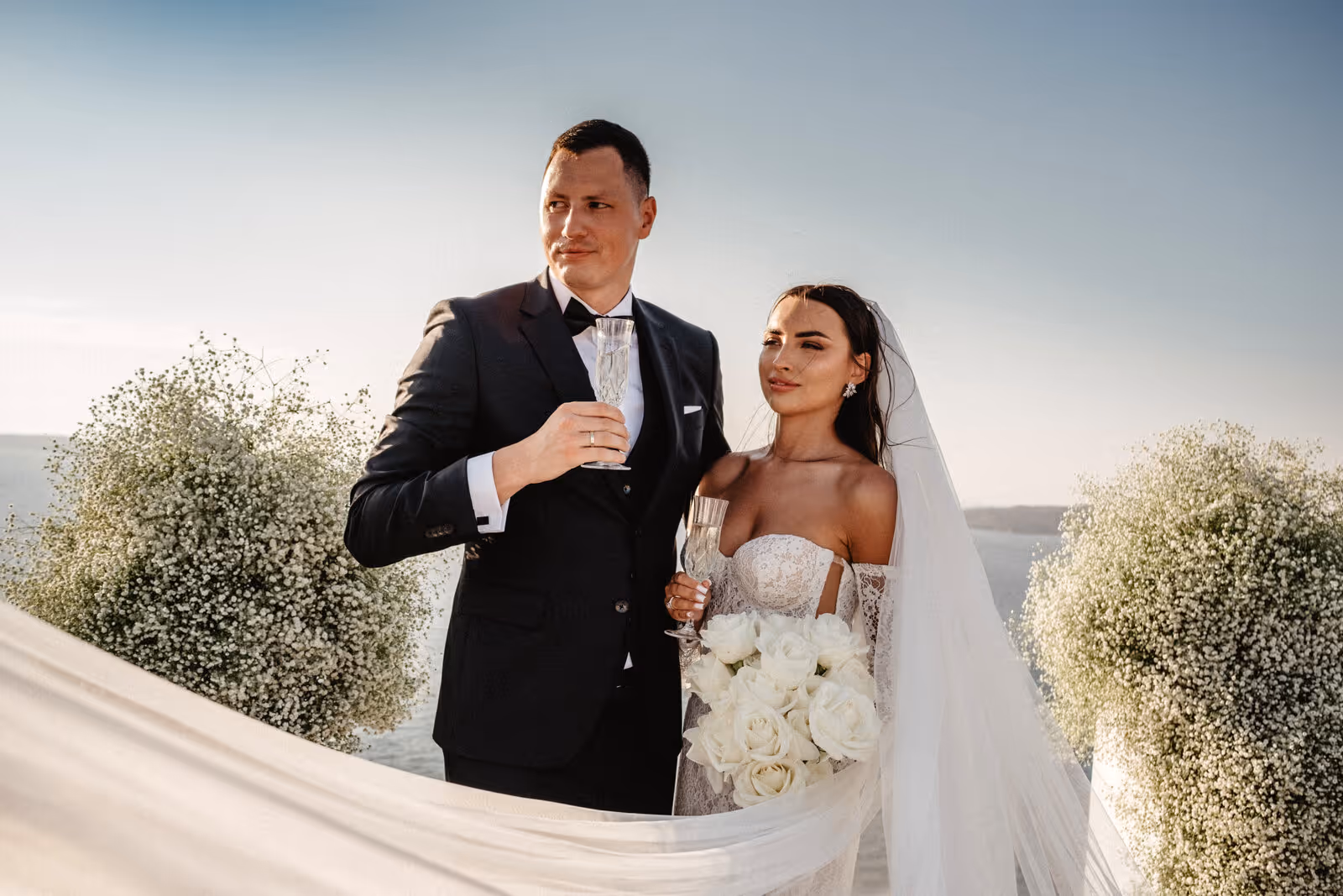 Ślub w Grecji. Santorini. Taras nr. 12. Zdjęcie nr. 24