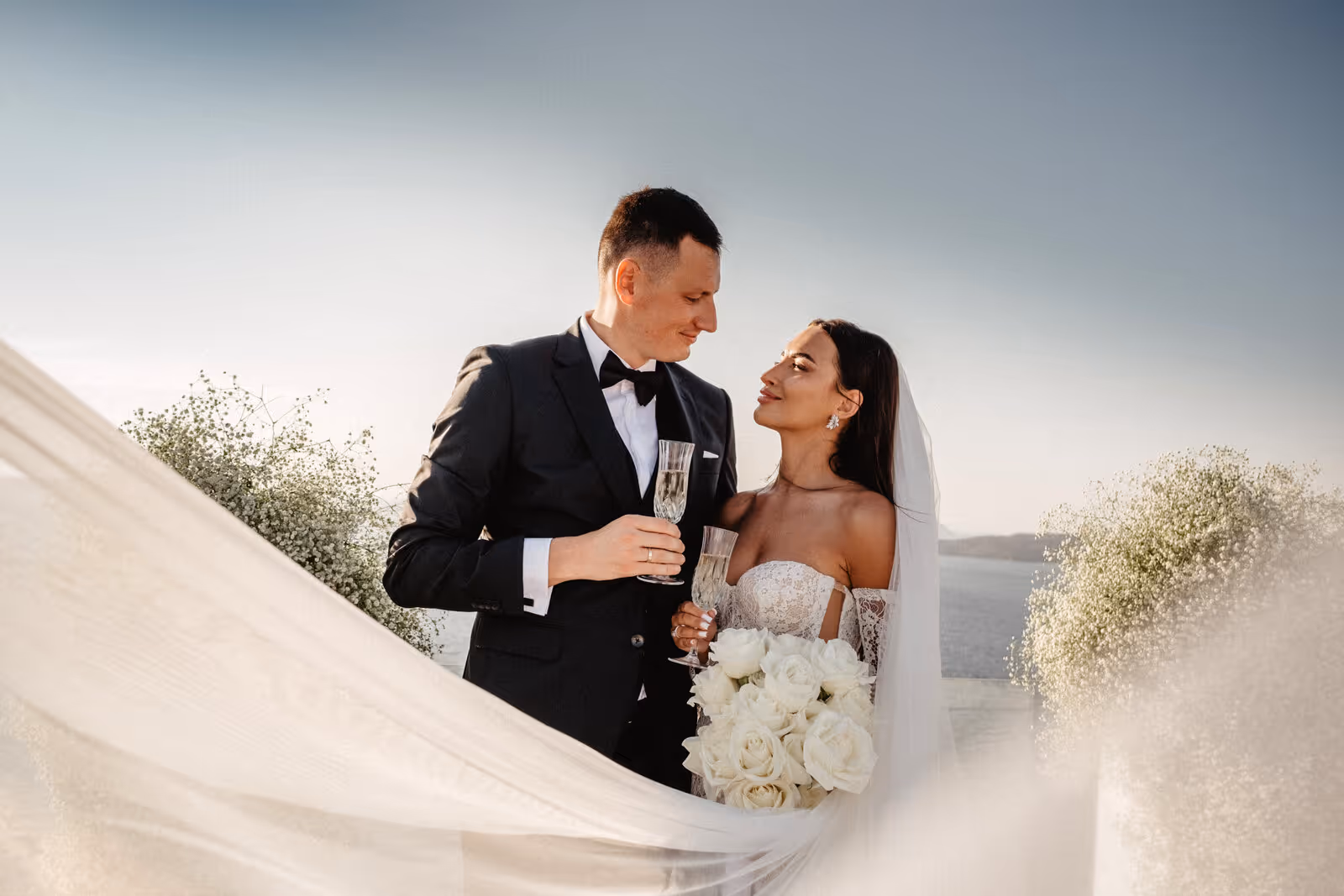 Ślub w Grecji. Santorini. Taras nr. 12. Zdjęcie nr. 25