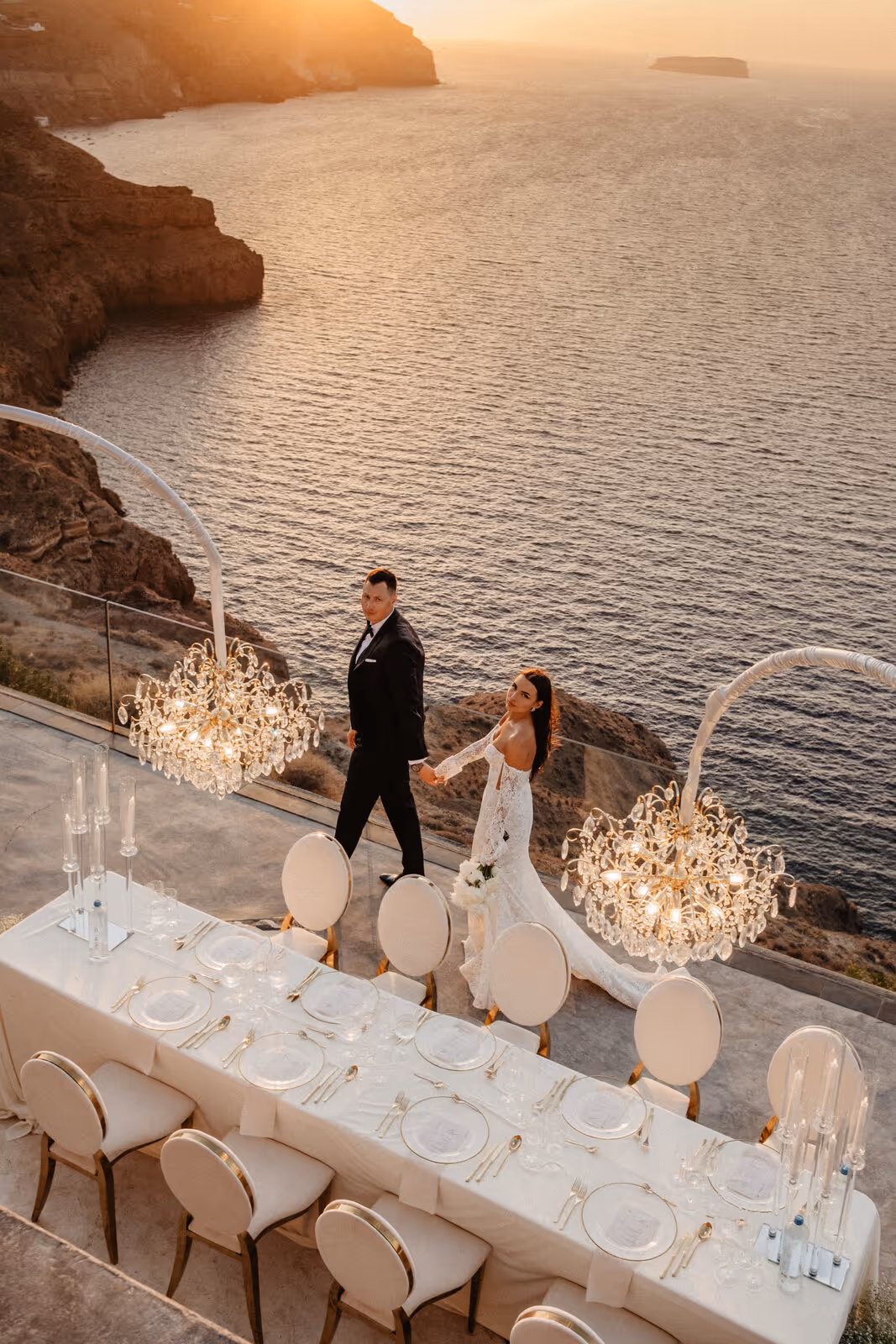 Ślub w Grecji. Santorini. Taras nr. 12. Zdjęcie nr. 38