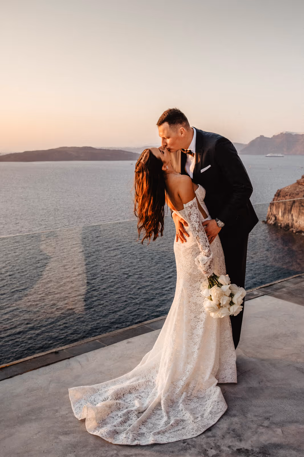 Ślub w Grecji. Santorini. Taras nr. 12. Zdjęcie nr. 40