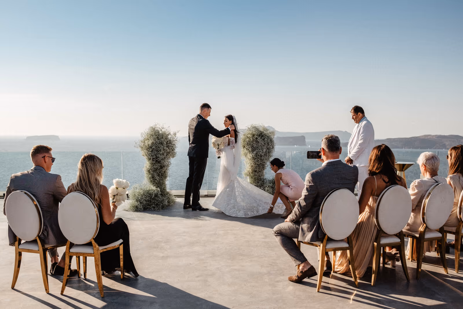 Ślub w Grecji. Santorini. Taras nr. 12. Zdjęcie nr. 9