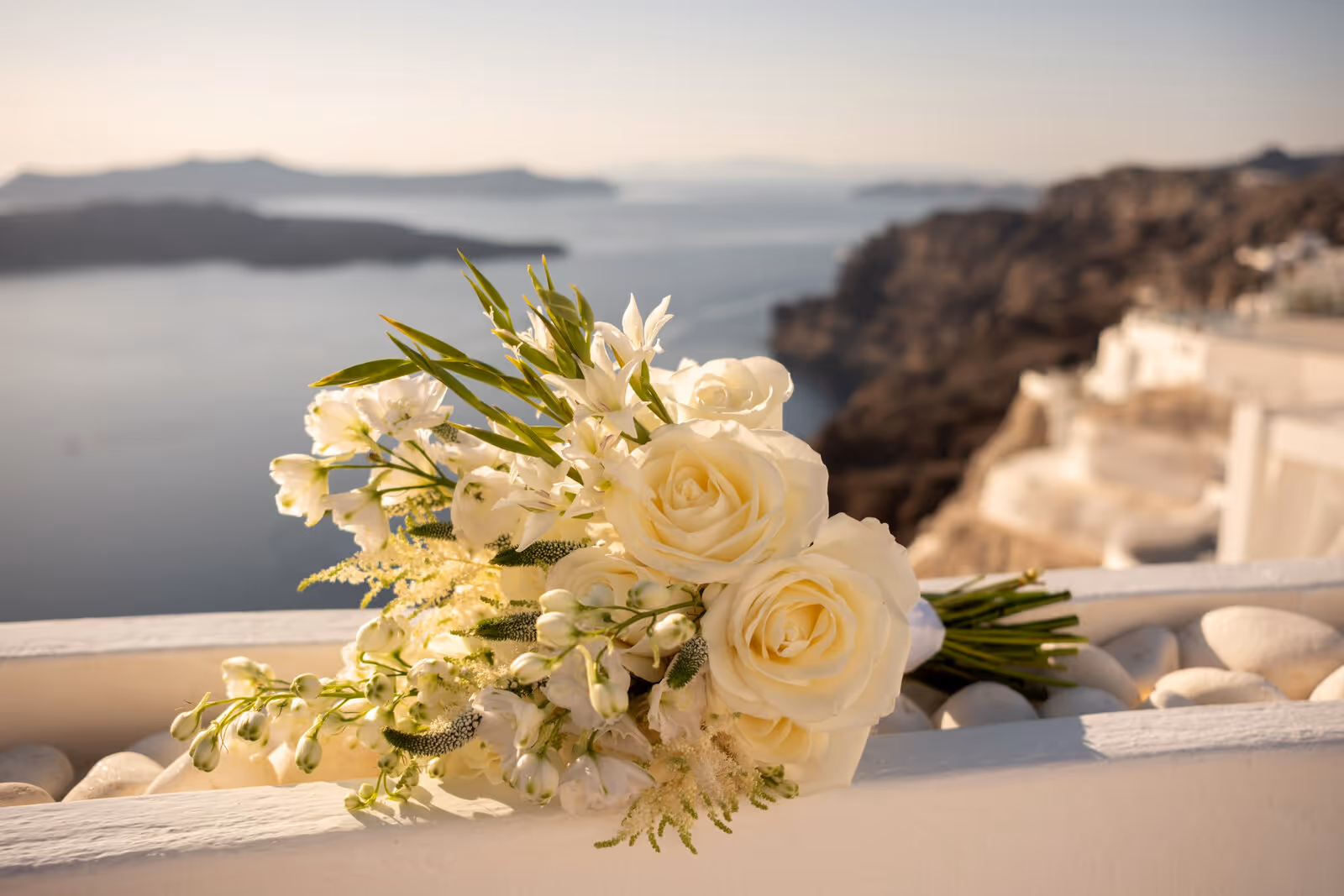 Ślub w Grecji. Santorini. Taras nr. 2. Zdjęcie nr. 1