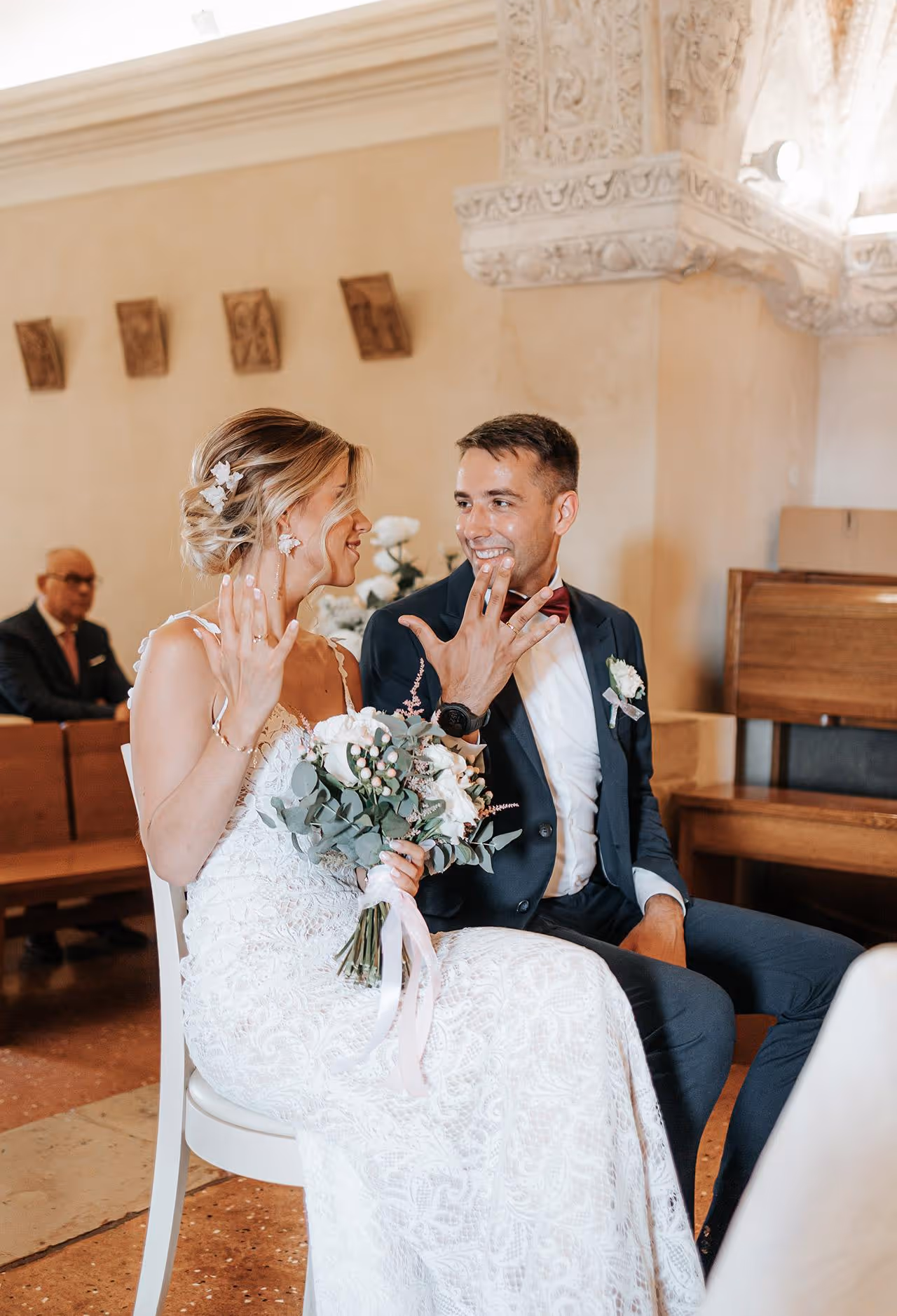 Ślub nad Jeziorem Garda. Kościół 3. Zdjęcie 14