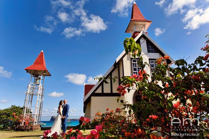 Mauritius Uroczy kościół położony przy plaży