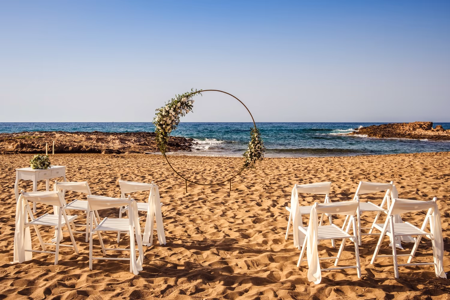 Ślub na Krecie. Piaszczysta plaża (Kreta wschodnia). Zdjęcie 2