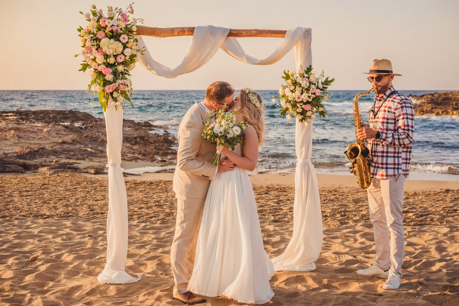 Ślub na Krecie. Piaszczysta plaża (Kreta wschodnia). Zdjęcie 5