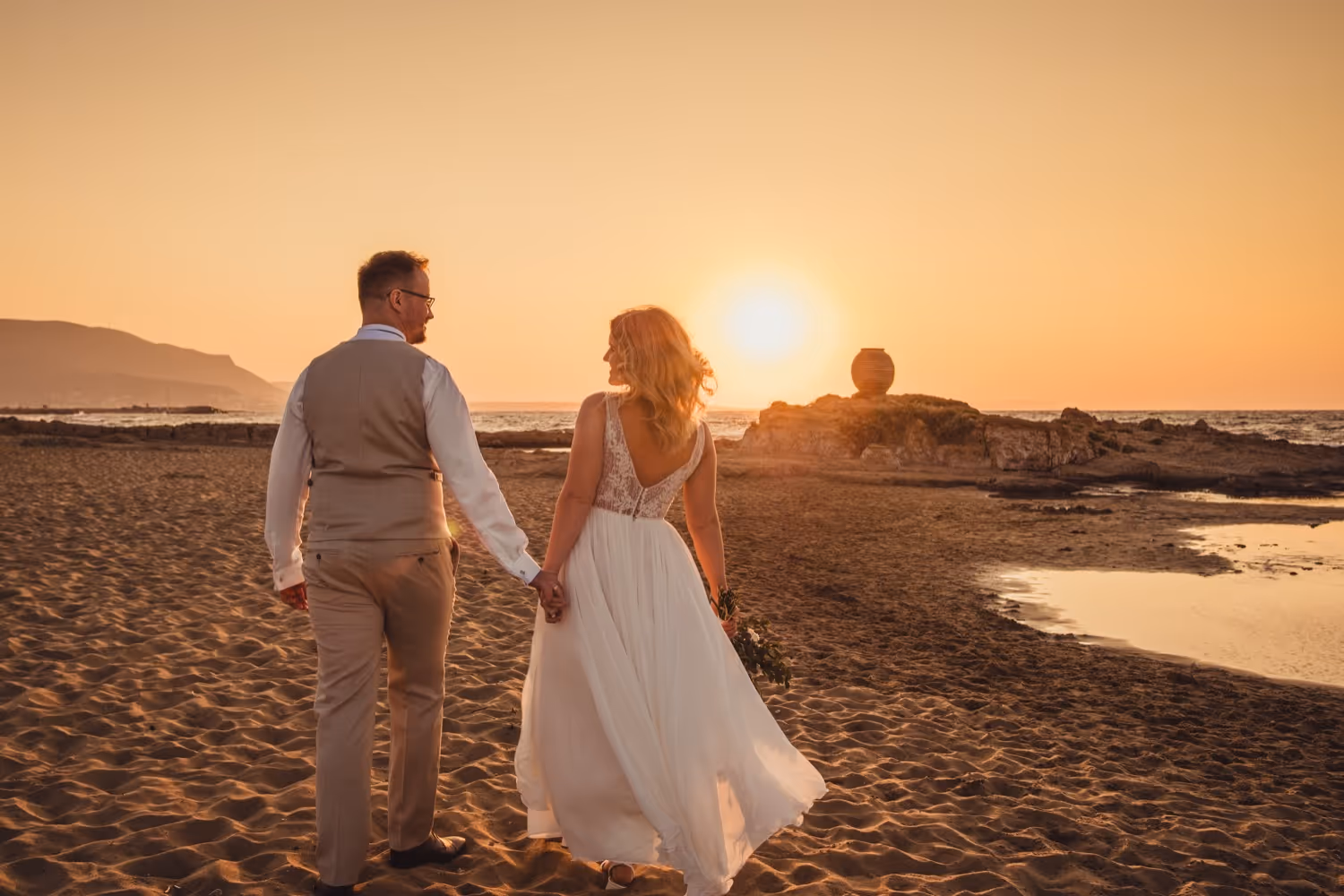 Ślub na Krecie. Piaszczysta plaża (Kreta wschodnia). Zdjęcie 6