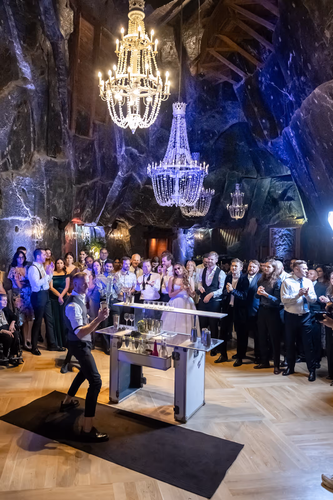 Ślub w Polsce. Kopalnia Soli w Wieliczce. Zdjęcie nr. 282