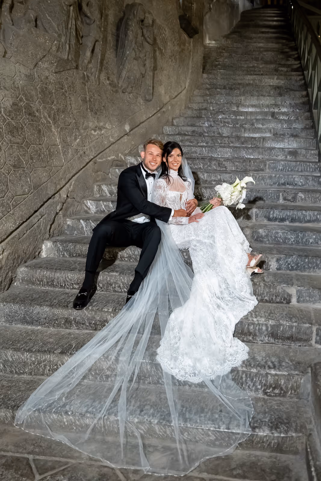 Ślub w Polsce. Kopalia Soli w Wieliczce. Zdjęcie nr. 119