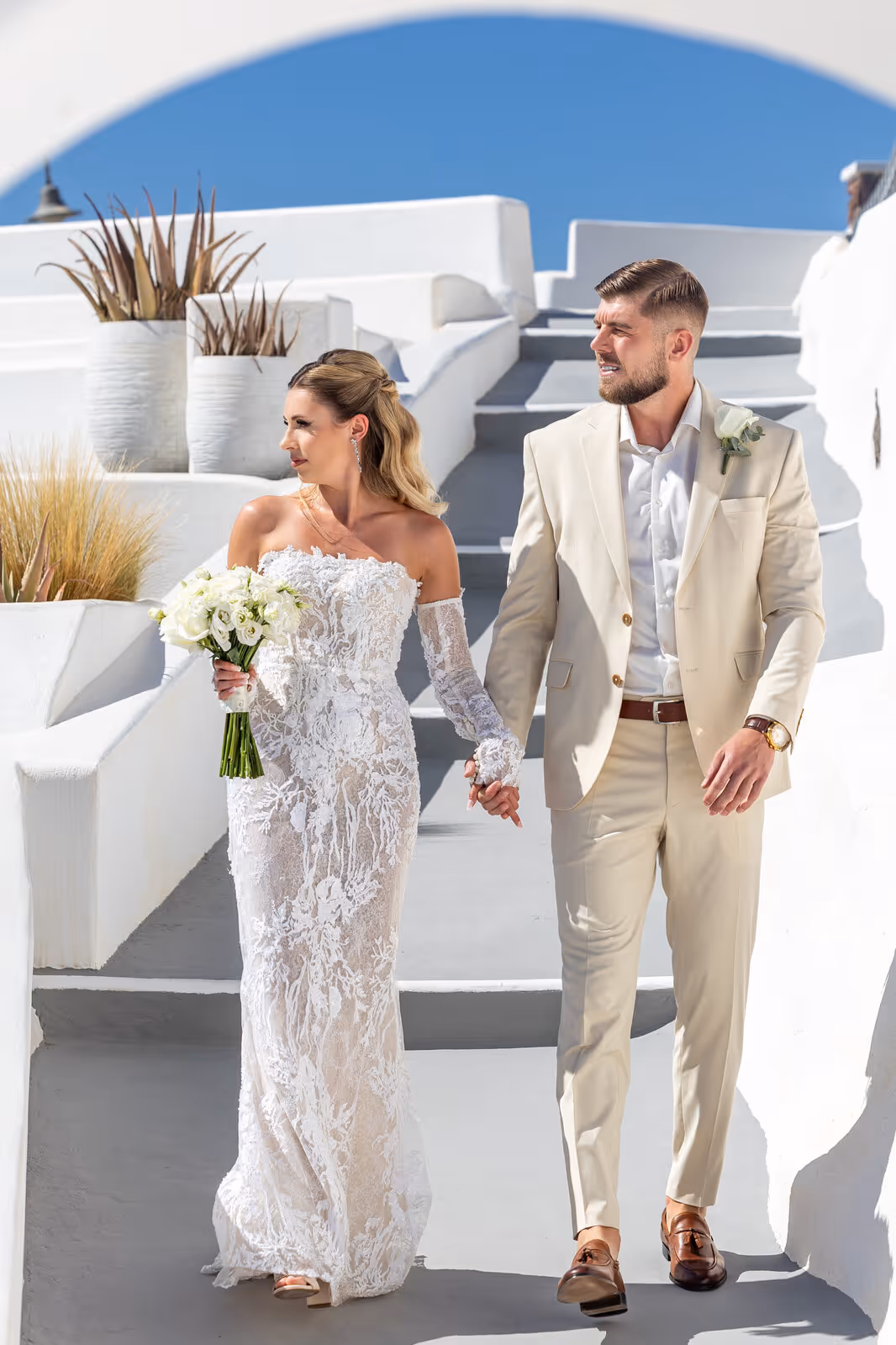 Ślub w Grecji. Santorini. Taras nr. 2. Zdjęcie nr. 3