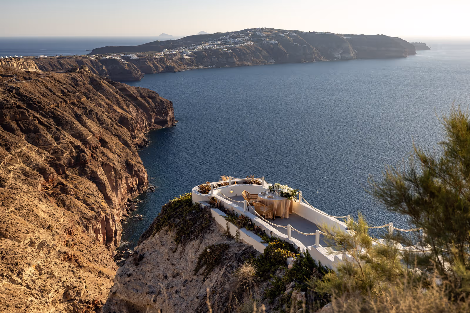 Ślub w Grecji. Santorini. Taras nr. 2. Zdjęcie nr. 38